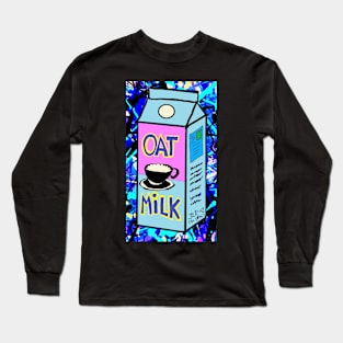 Blue Oat Milk Pop Art 23 Long Sleeve T-Shirt